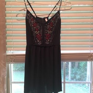 Cute Embroidered Romper
